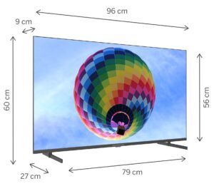 TV 43 THOMSON UHD  SMART 4K QLED T2/C2S2 GOOGLE TV