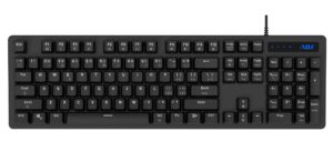 TASTIERA USB MULTIMEDIA MECCANICA BK 104 TASTI PLUG&PLAY C/LED