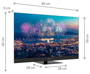 TV 55 THOMSON UHD  SMART 4K QLED PIEE GOOGLE TV FRONT SPEAKER